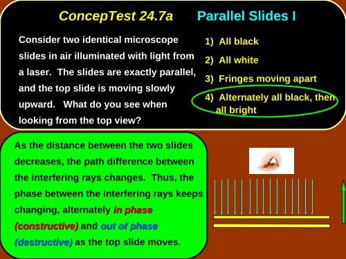 Chap. 24 Conceptual Modules Giancoli