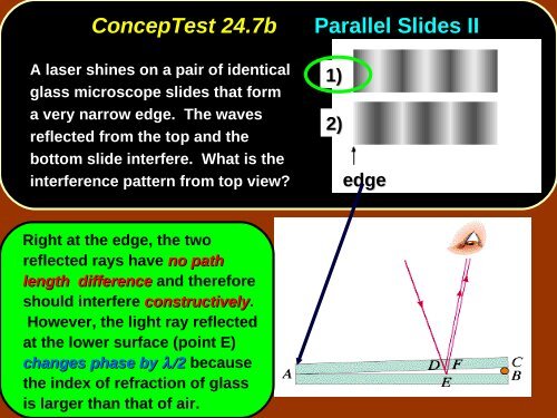 Chap. 24 Conceptual Modules Giancoli