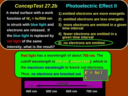 Chap. 27 Conceptual Modules Giancoli