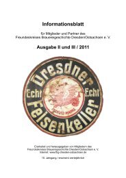 Informationsblatt - Freundeskreis Brauereigeschichte  Dresden ...