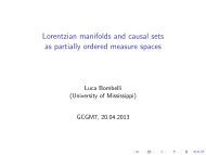 Lorentzian manifolds and causal sets as partially ordered measure ...