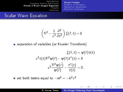 It's Rough Reflecting Short Wavelengths - Physics and Astronomy ...