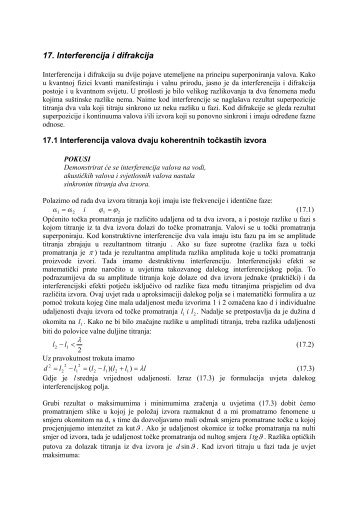 17. Interferencija i difrakcija - phy