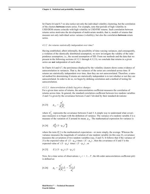 RiskMetricsâ¢ âTechnical Document