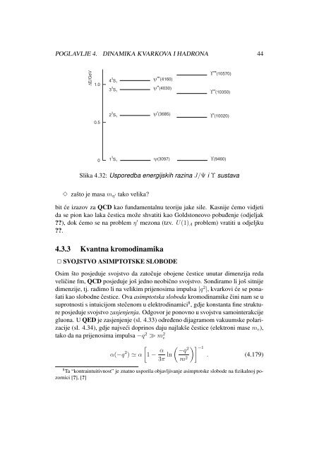 Poglavlje 4 Dinamika kvarkova i hadrona - phy