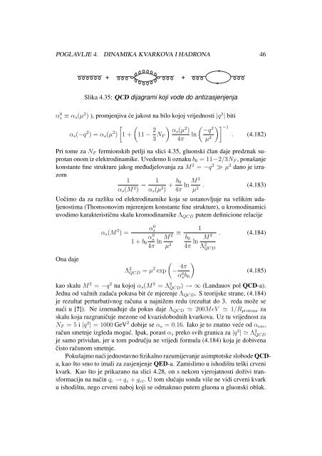 Poglavlje 4 Dinamika kvarkova i hadrona - phy