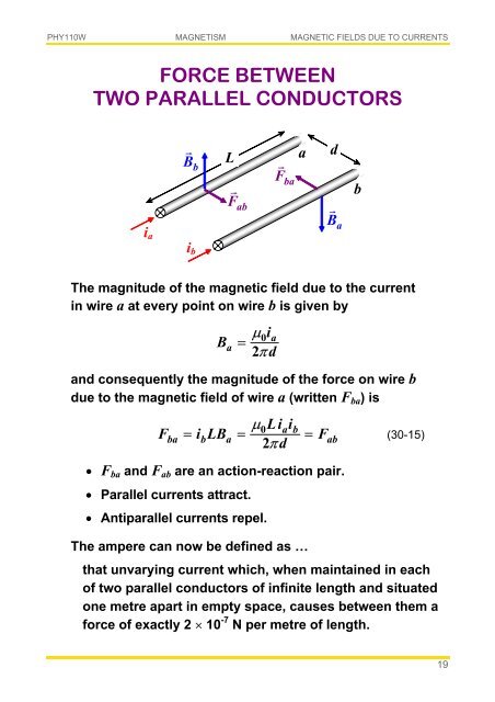 MAGNETIC FIELDS DUE TO CURRENTS