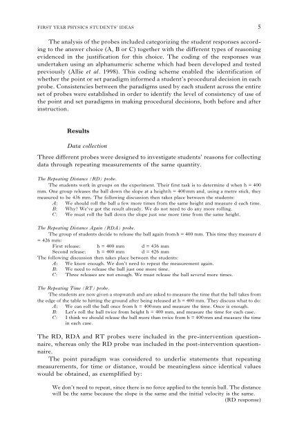 ideas about measurement in terms of point and set paradigms