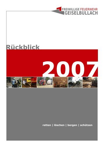 GEISELBULLACH 2007 Rückblick - Freiwillige Feuerwehr ...