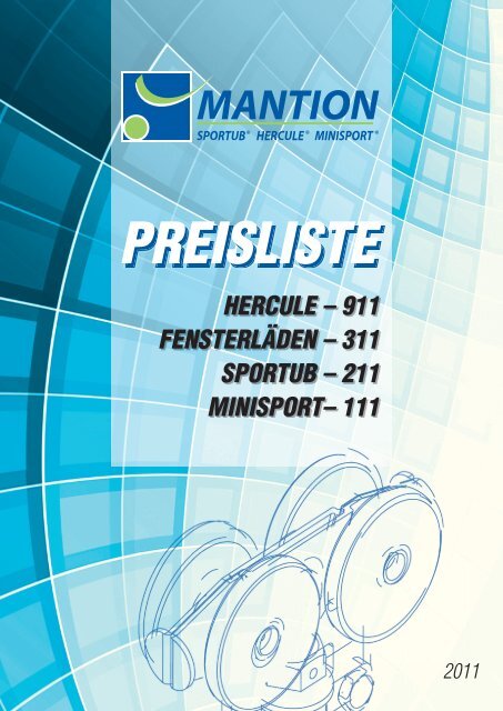 Preisliste Standardprogramm