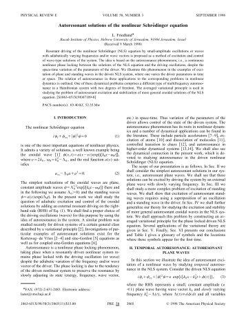 Autoresonant solutions of the nonlinear SchrÃ¶dinger equation