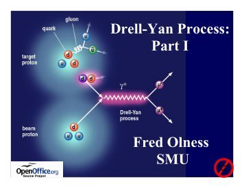 Drell-Yan Process: Part I Fred Olness SMU