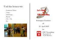 Flyer lets dance 03 09 a - ESV Neuaubing