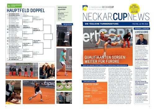 NECKARCUP-News vom 16.05.2014