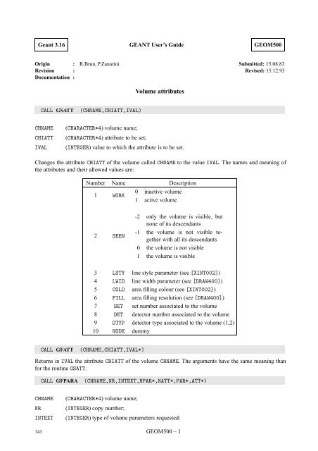 CERN Program Library Long Writeup W5013 - CERNLIB ...