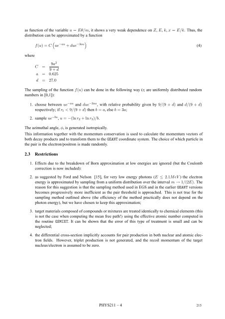 CERN Program Library Long Writeup W5013 - CERNLIB ...