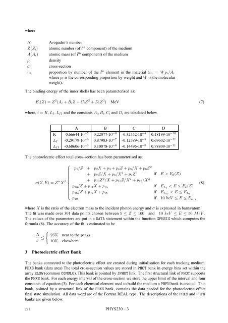 CERN Program Library Long Writeup W5013 - CERNLIB ...