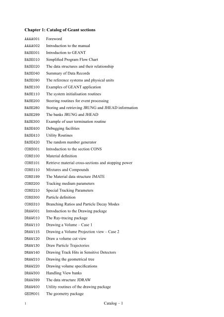 CERN Program Library Long Writeup W5013 - CERNLIB ...