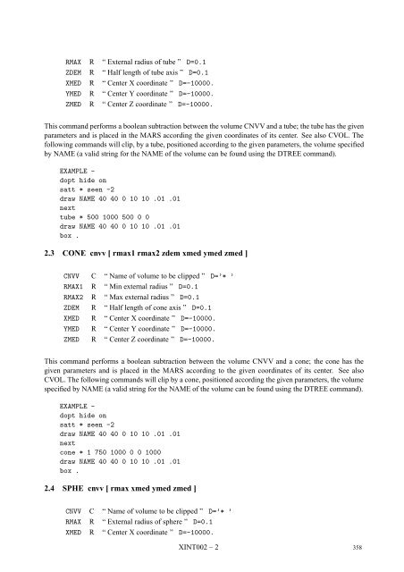 CERN Program Library Long Writeup W5013 - CERNLIB ...