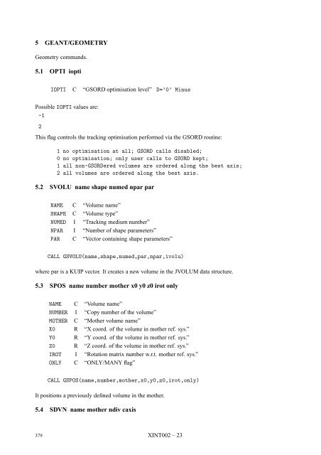 CERN Program Library Long Writeup W5013 - CERNLIB ...