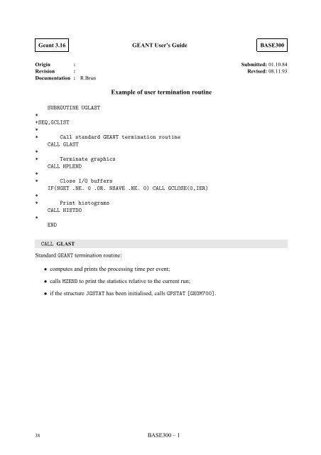 CERN Program Library Long Writeup W5013 - CERNLIB ...