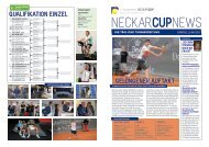 NECKARCUP-News vom 11.05.2014