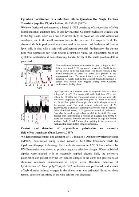 2007 Annual Report Vol.35 - 中研院物理研究所- Academia Sinica