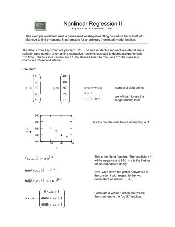 Mathcad - genfit.mcd