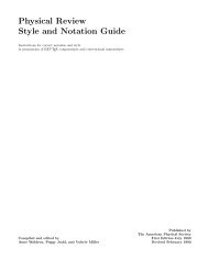 APS Style Guide - Exordio