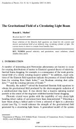 The Gravitational Field of a Circulating Light Beam - the Department ...