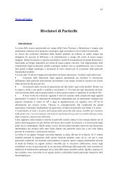 Rivelatori di Particelle - Fisica