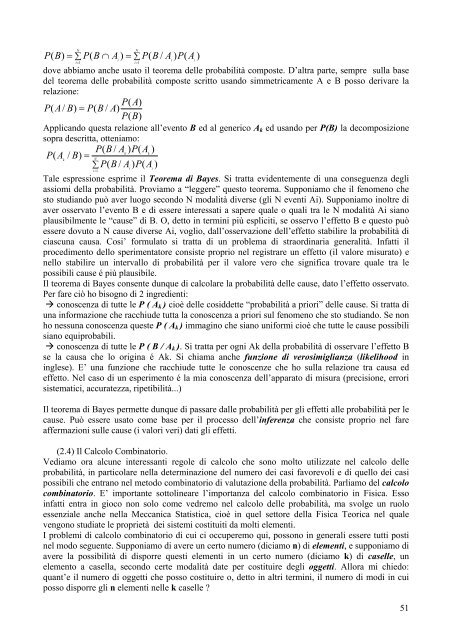 x - Fisica - Sapienza