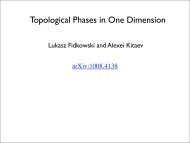 Topological Phases in One Dimension