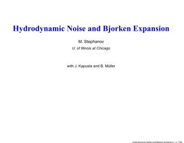 Hydrodynamic Noise and Bjorken Expansion