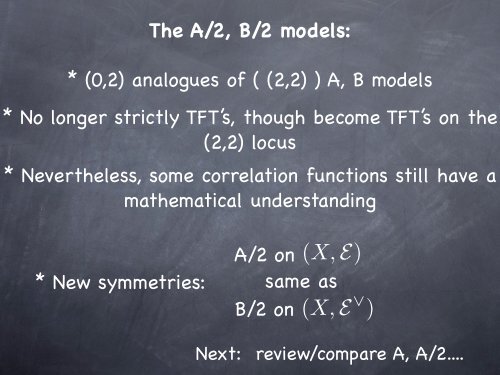 An Introduction to Quantum Sheaf Cohomology - Physics - Virginia ...