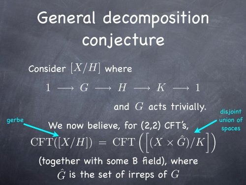 Eric Sharpe - Examples of homological projective duality in physics