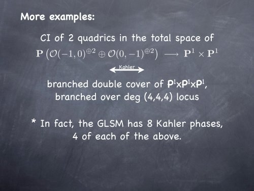 Eric Sharpe - Examples of homological projective duality in physics