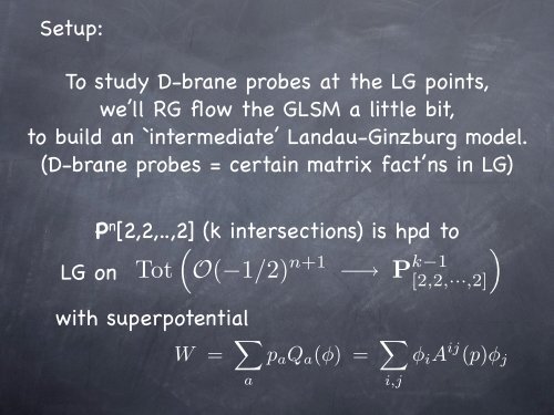 Eric Sharpe - Examples of homological projective duality in physics