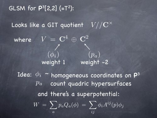 Eric Sharpe - Examples of homological projective duality in physics