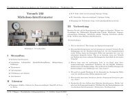 Versuch 232 Michelson-Interferometer - Physikalisches Institut ...