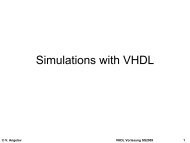 Simulation with VHDL