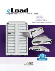 Programmable DC Electronic Loads - Physical Instruments