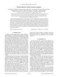 Drude conductivity of Dirac fermions in graphene - APS Link ...