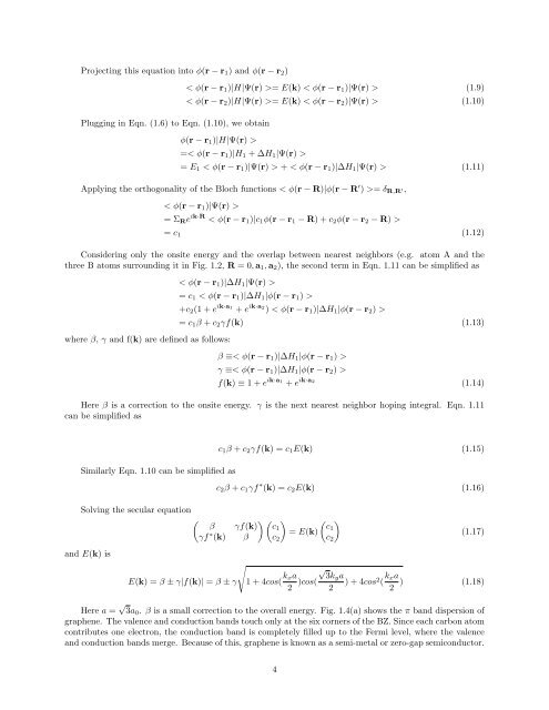 Dirac Fermions in Graphene and Graphiteâa view from angle ...