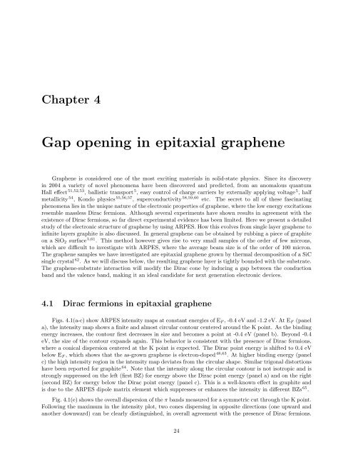 Dirac Fermions in Graphene and Graphiteâa view from angle ...