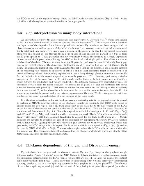 Dirac Fermions in Graphene and Graphiteâa view from angle ...