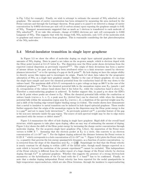 Dirac Fermions in Graphene and Graphiteâa view from angle ...