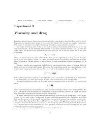 Viscosity and drag