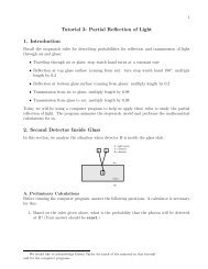 Tutorial worksheet