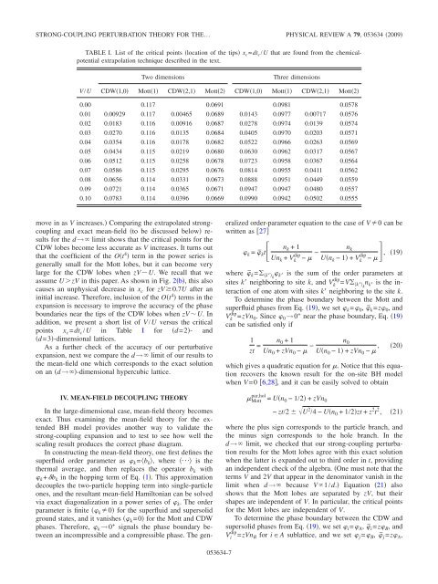 Strong-coupling perturbation theory for the extended Bose-Hubbard ...